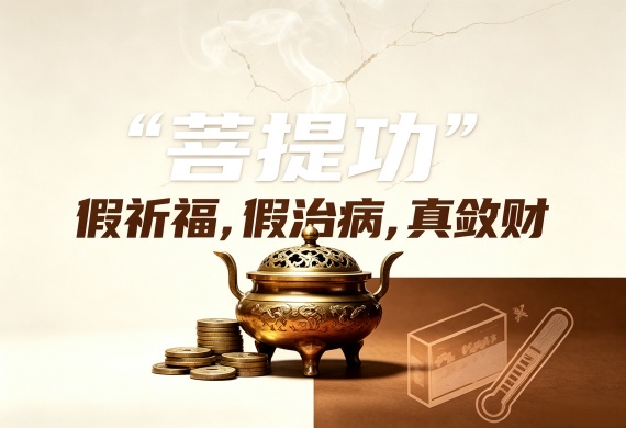 “菩提功”：假祈福，假治病，真敛财