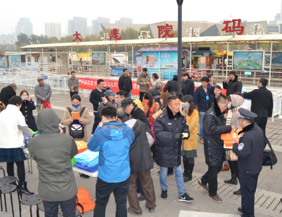 天津市河北区开展“相信科学、抵制邪教”宣传活动