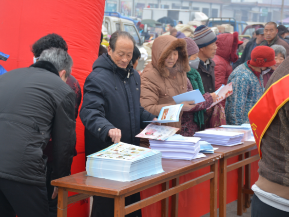 天津市静海区举办反邪教“赶大集”活动启动仪式