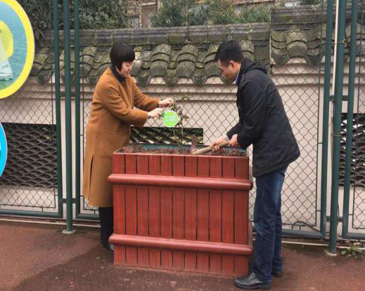 重庆市大渡口区开展“多一片绿叶 多一份爱心”植树活动