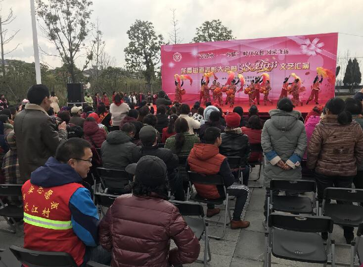 南京市栖霞区长江村结合“三八”开展反邪教宣传