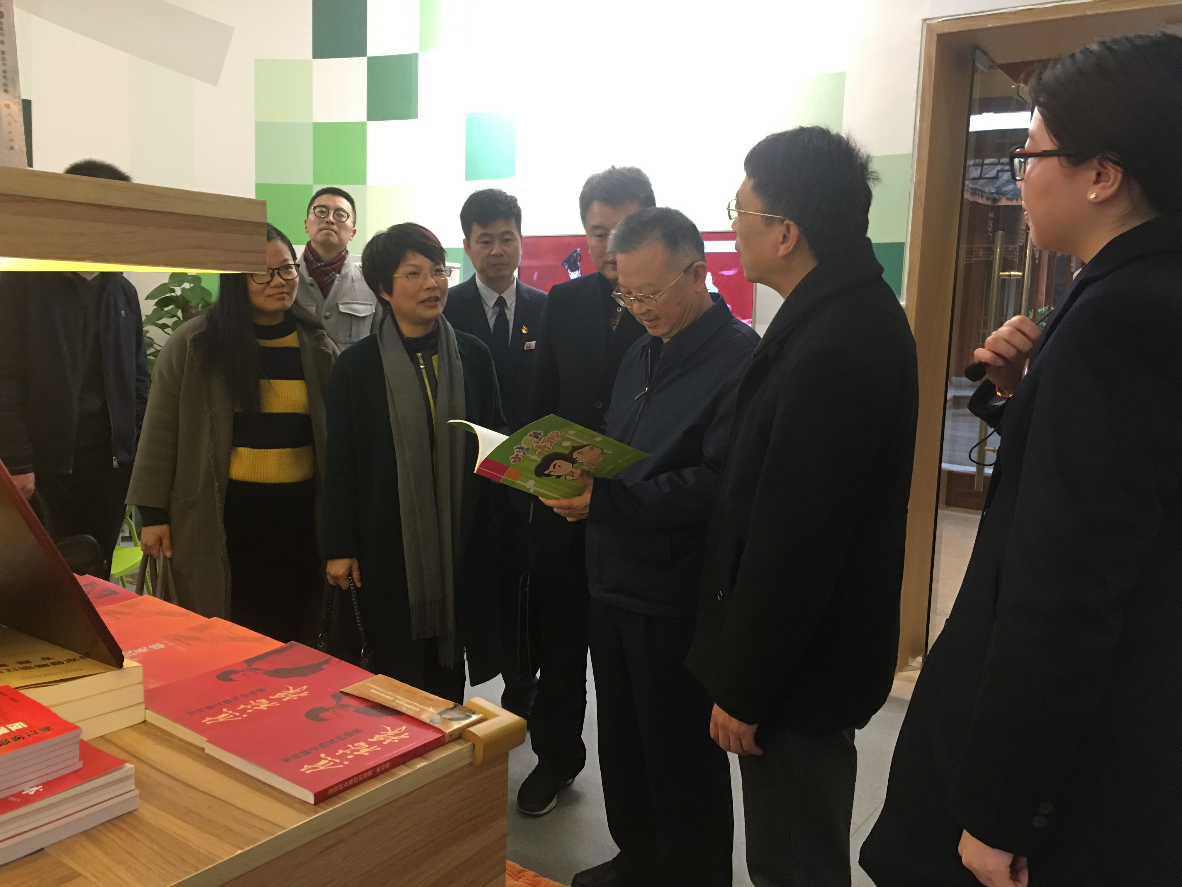 浙江省反邪教协会领导调研杭州市西湖区反邪教宣传阵地建设工作