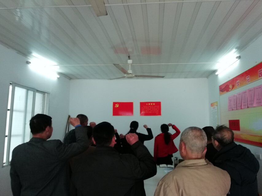 湖北鄂州市西山街落驾坪社区反邪教主题党日活动有新意