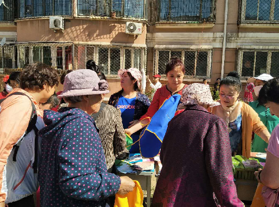 内蒙古自治区包头市昆都仑区团结街道办事处开展反邪教宣传活动