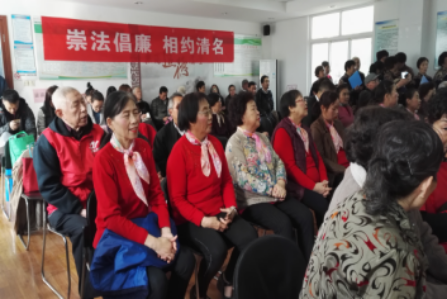 江苏省无锡市清名桥街道：“崇法倡廉 相约清名”反邪教宣传社区行