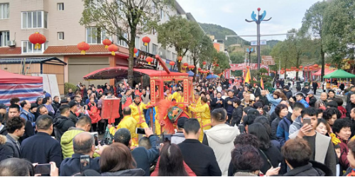 温州市泰顺县反邪教宣传赶集“天下第一福宴”423 温州市泰顺县反邪教宣传赶集“天下第一福宴”423