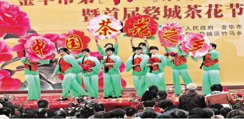 金华市婺城区反邪教宣传融入茶花节展998