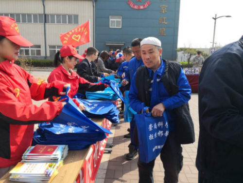 天津市宁河区开展反邪教警示教育进企业宣传活动475 天津市宁河区开展反邪教警示教育进企业宣传活动475