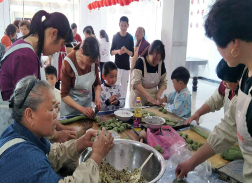 金华市婺城区城东街道旌孝街社区开展迎清明反邪教宣传活动160