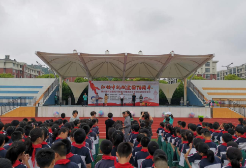 “红领巾礼献建国70周年”岱山县举行防范邪教宣传月启动仪式303 “红领巾礼献建国70周年”岱山县举行防范邪教宣传月启动仪式303