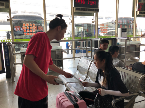 走进车站倡科学，反邪宣传耀青春410