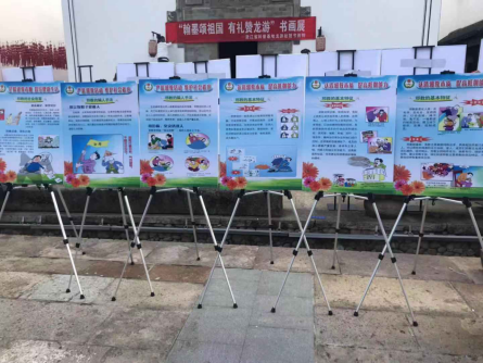 浙江省龙游县借助全市社科普及周活动开展反邪教活动