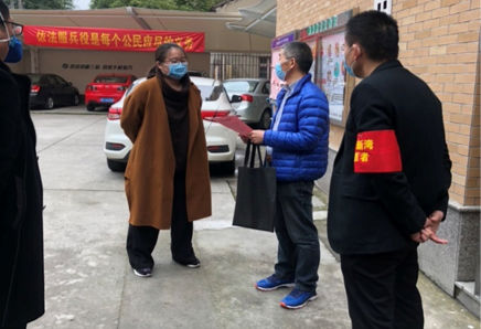 浙江省杭州市钱塘新区结合抗疫开展防谣言反邪教宣传活动