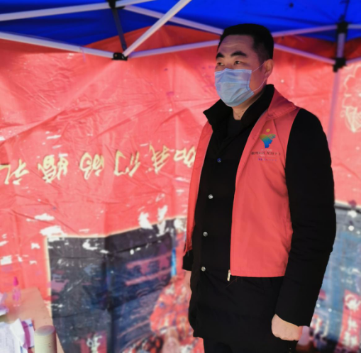 浙江省龙游县结合疫情防控开展反邪教宣传