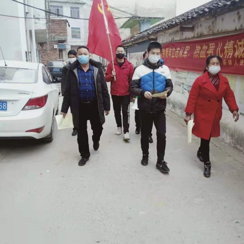 女村委干部党员先锋队-——疫情防控宣传 女村委干部党员先锋队-——疫情防控宣传