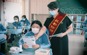 内蒙古呼伦贝尔市新巴尔虎右旗第一中学复学进行时 反邪教宣传随行129