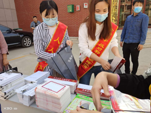 内蒙古包头市九原区反邪教宣传进农村92
