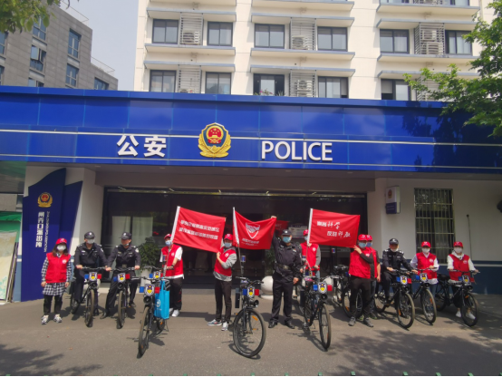 浙江：健康骑行反邪教宣传活动