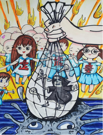杭州市举行2020杭州市青少年反邪绘画大赛570 杭州市举行2020杭州市青少年反邪绘画大赛570