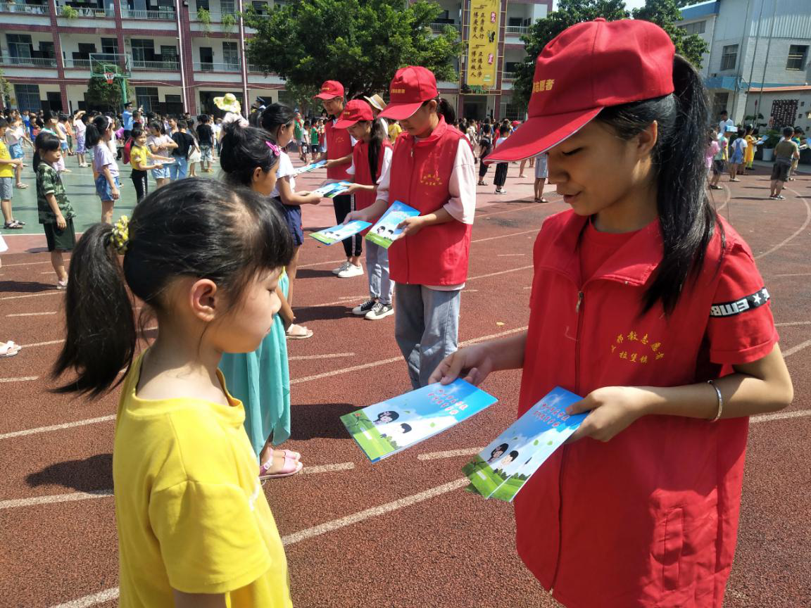 广西柳州市柳江区“我为反邪教代言”宣传进校园活动