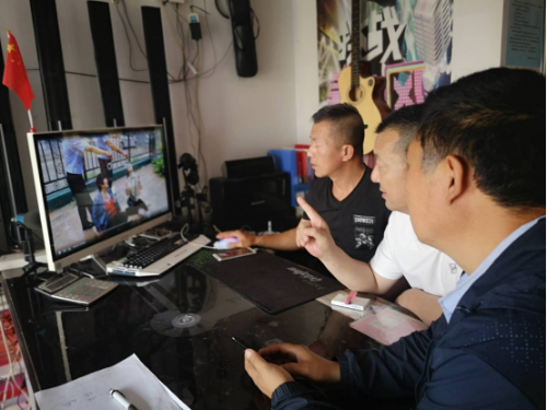 反邪教微电影《赎》在内蒙古锡林郭勒盟新宝拉格镇开拍571