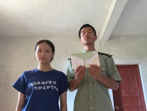 向一线战士送上感谢信 向一线战士送上感谢信