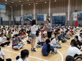 绍兴市上虞区反邪宣传进校园 开启新生军训“第一课”294 绍兴市上虞区反邪宣传进校园 开启新生军训“第一课”294