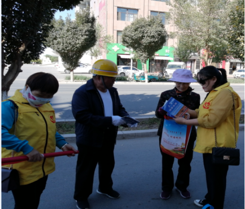 党建引领反邪教、党员带头作表率---额济纳旗依托社区联合党委主题党日活动开展防范邪教宣传活508
