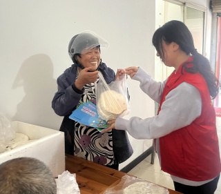 浙江台州天台：开展赠非遗糕点、享艾灸服务助力反邪宣传活动