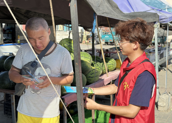 内蒙古兴安盟科右中旗党群服务中心组织开展暑期反邪教警示宣传活动