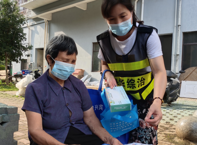 让反邪教、反诈骗知识走进千家万户 --广西来宾市兴宾区来华街道开展提升群众安全感系列宣传活动