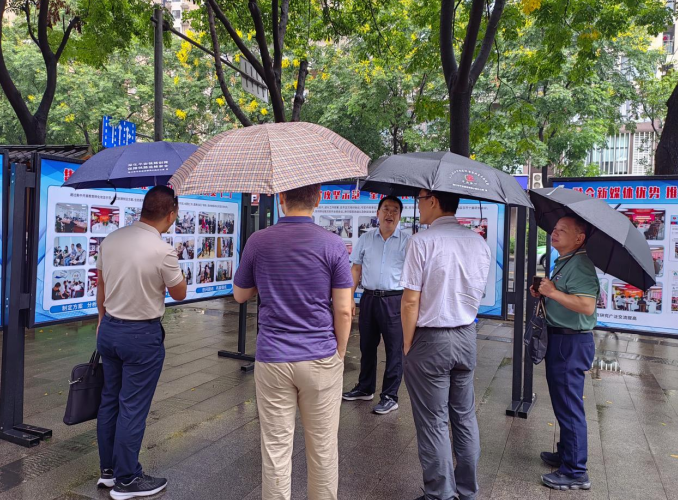 海南省、海口市委政法委到成都市青羊区考察交流学习反邪教工作