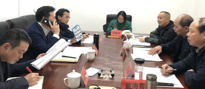 浙江省台州市委政法委副书记徐国材一行到台州市反邪教协会调研