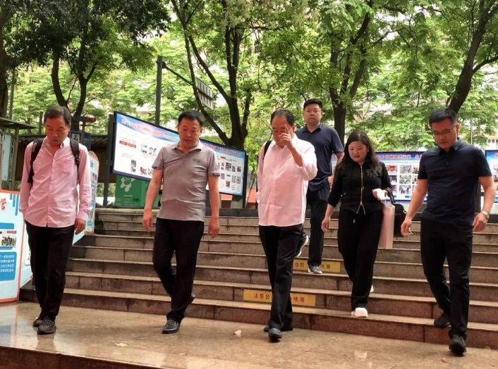 河南省南阳市委政法委到成都市青羊区考察学习反邪教工作