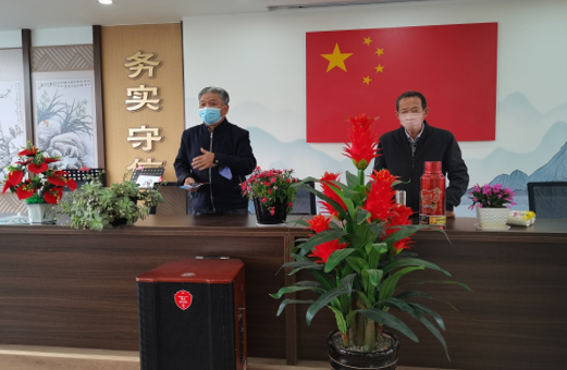 浙江省台州市椒江区反邪教宣传走进章安街道东埭村文化礼堂