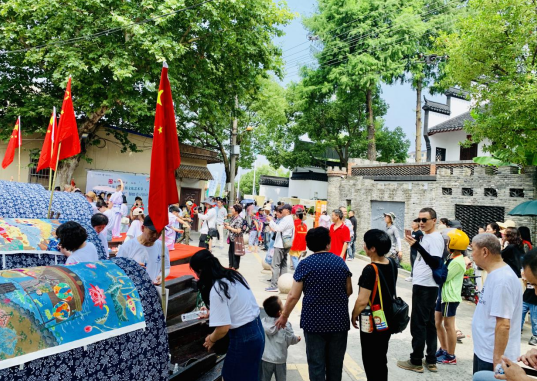 浙江省海宁市反邪教宣传走进民俗文化艺术节