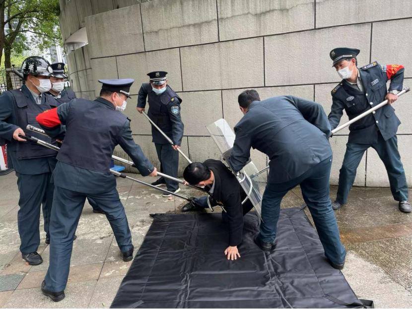 以练代战，防患未然--浙江省温州市鹿城区开展反邪教应急演练