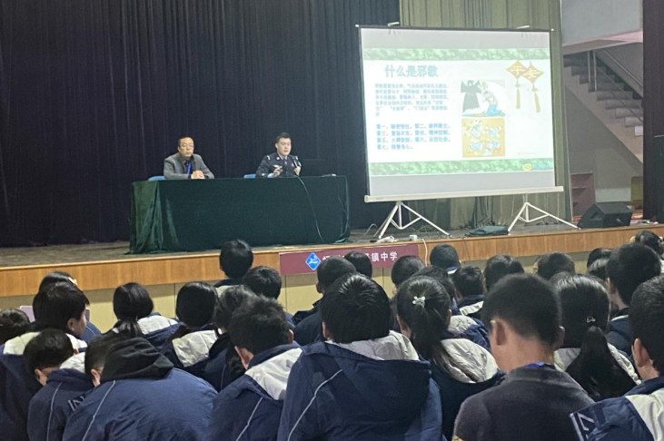 浙江省嵊州市黄泽镇：全面开展警示宣传 筑牢反邪思想防线