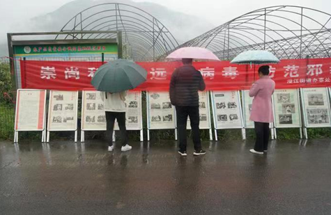 浙江省台州市澄江街道以橘花文化旅游节为契机开展反邪教宣传