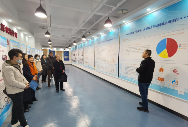 重庆市巴南区科协到重庆市江北区考察交流反邪教工作