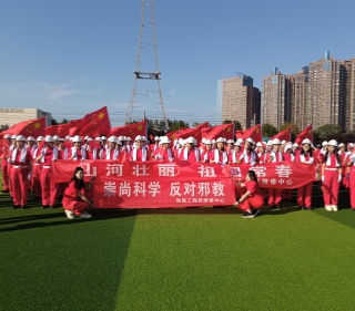 中原油田地面工程抢维修中心开展国庆反邪活动