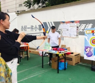 浙江杭州拱墅区石桥街道开展反邪宣传活动