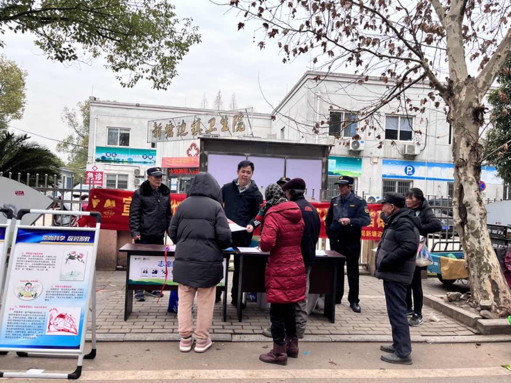 浙江江山：平安迎新年  反邪宣传不停歇