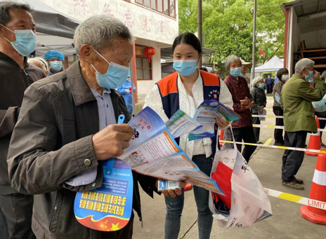 防疫防邪两不误 反邪宣传入人心--浙江省台州市椒江区章安街道在行动