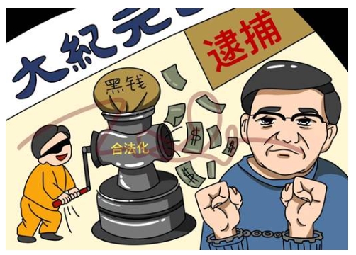 ▲“法轮功”媒体财务高管洗钱案网络漫画.jpg ▲“法轮功”媒体财务高管洗钱案网络漫画.jpg